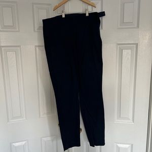 Women’s Navy Crop Dress Pants